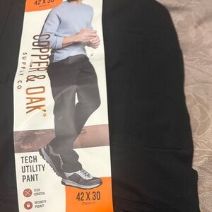 Copper & Oak Men's Black Cargo Pants